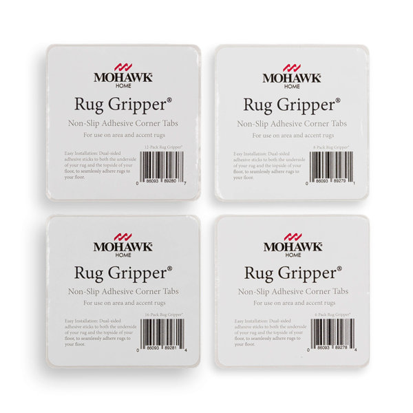 Mohawk Home Grippers 0.1'' Thick Corner Grips Rug Tape/Adhesive